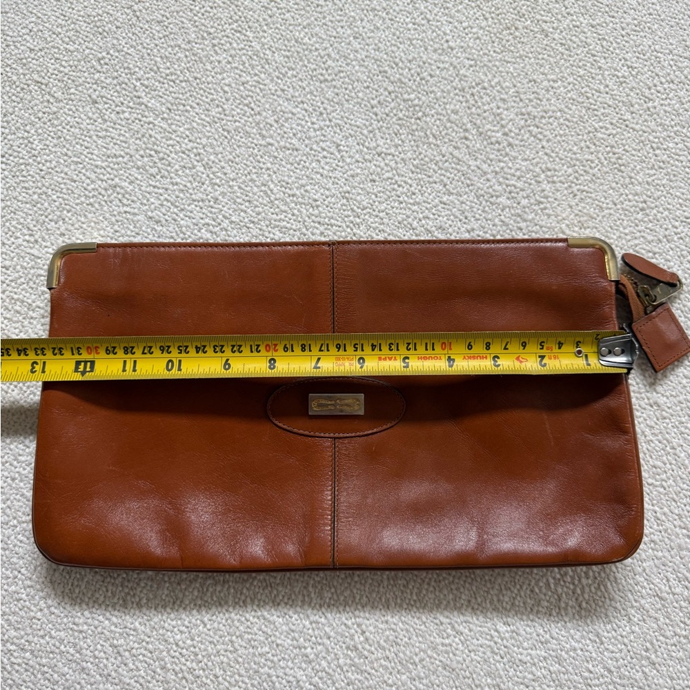 Vintage Leather Boho Clutch - Picture 8 of 9